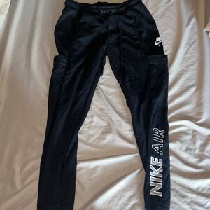 Selling black Nike air sweats!